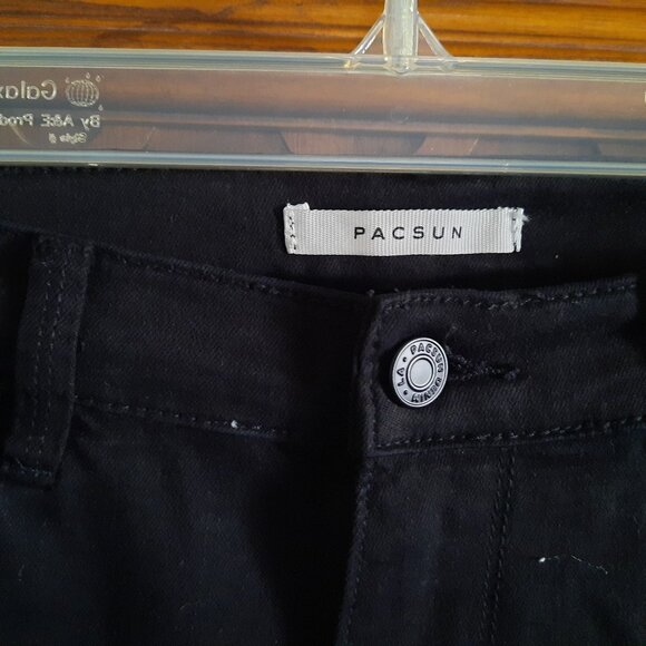 PacSun Wilshire Black Super High Rise Jeggings - Black, Size 25 - Picture 11 of 16